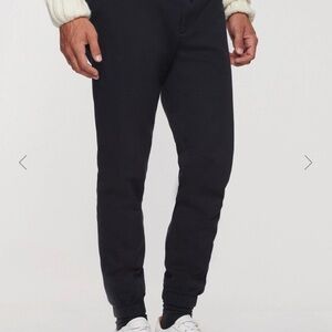 Gutteridge  Dress Pants Jogger Taper Fit Elastic Waist 34